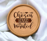 Chosen Loved Wanted SVG Design for Baby SVG